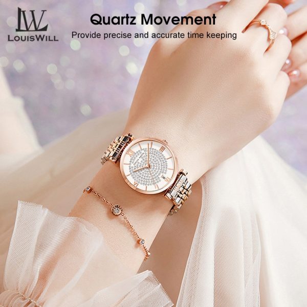 TRSOYE Ladies Fashion Light Luxury Waterproof Quartz Watch - Image 2