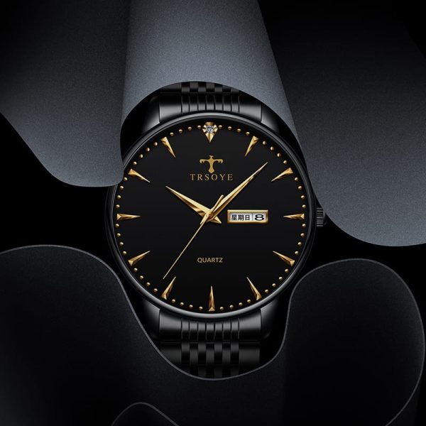 Trsoye 881 100% Original Luxury Watch for Men – Black