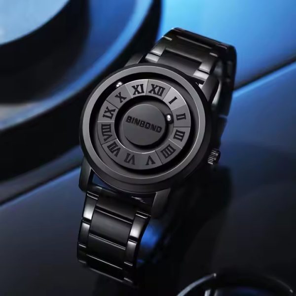 BINBOND B234 Men's New Fashion Trendy Waterproof Quartz Magnetic Watch - Image 5