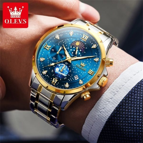 OLEVS 9807 100% Original Men's Quartz Watch - Image 4