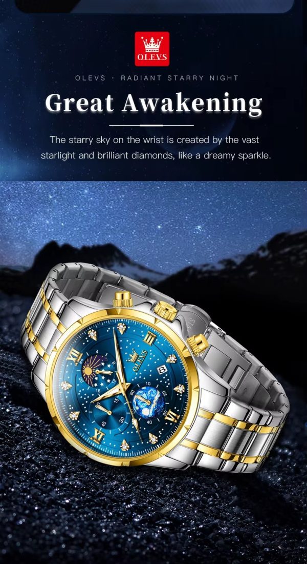 OLEVS 9807 100% Original Men's Quartz Watch - Image 8